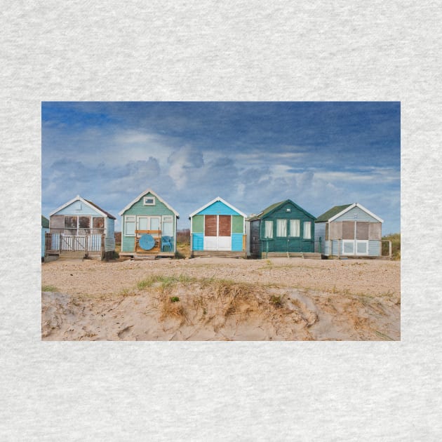 Beach Huts Hengistbury Head Dorset England by Andy Evans Photos